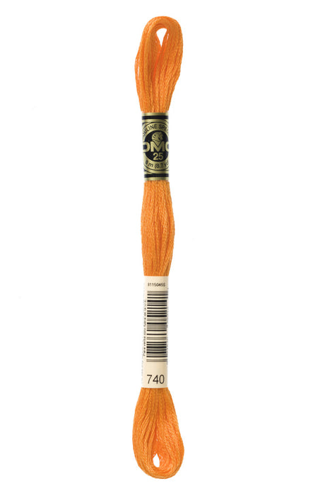 DMC Fio Mouliné Spécial, tons LARANJA