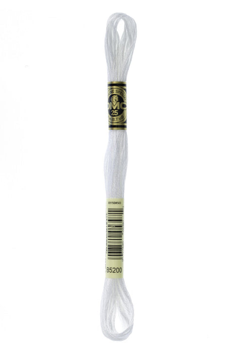 Hilo dental especial DMC Mouliné, tonos BLANCOS