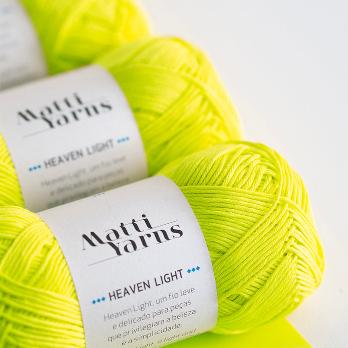 Matti Yarns HEAVEN LIGHT- Cores Neon