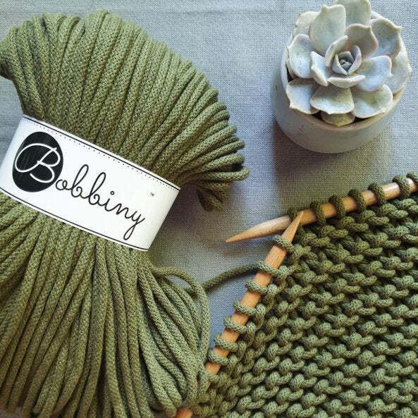 Cordón trenzado Bobbiny de 5 mm (100 m)
