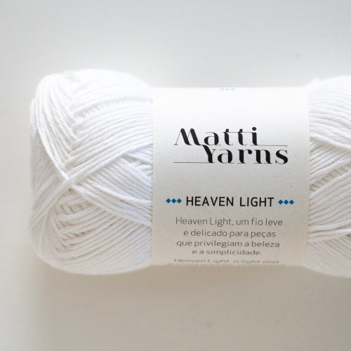 Matti Yarns Heaven Light, 1000 branco