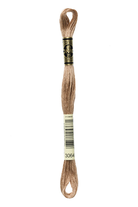 DMC Fio Mouliné Spécial, tons CASTANHOS