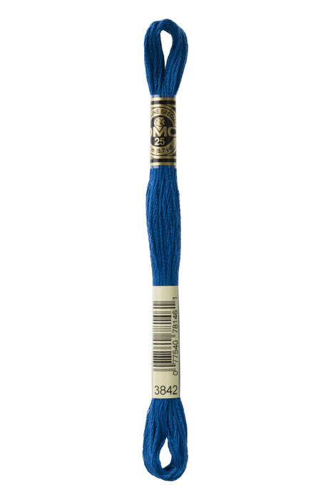 DMC Fio Mouliné Spécial, tons AZUIS