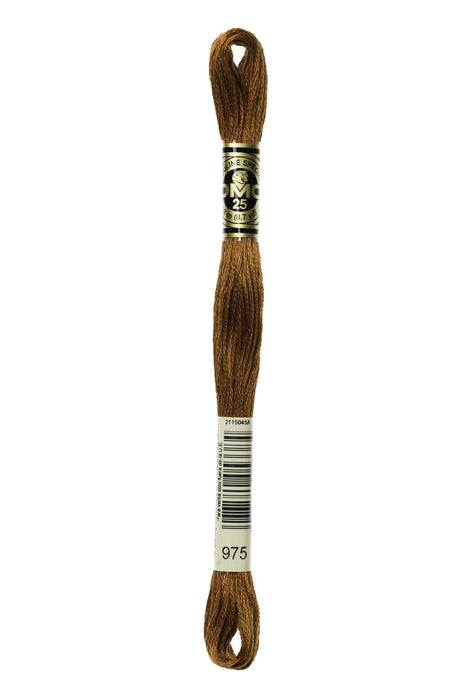 DMC Fio Mouliné Spécial, tons CASTANHOS