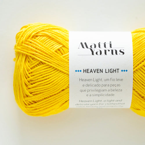 Matti Yarns Heaven Light 2002, amarelo