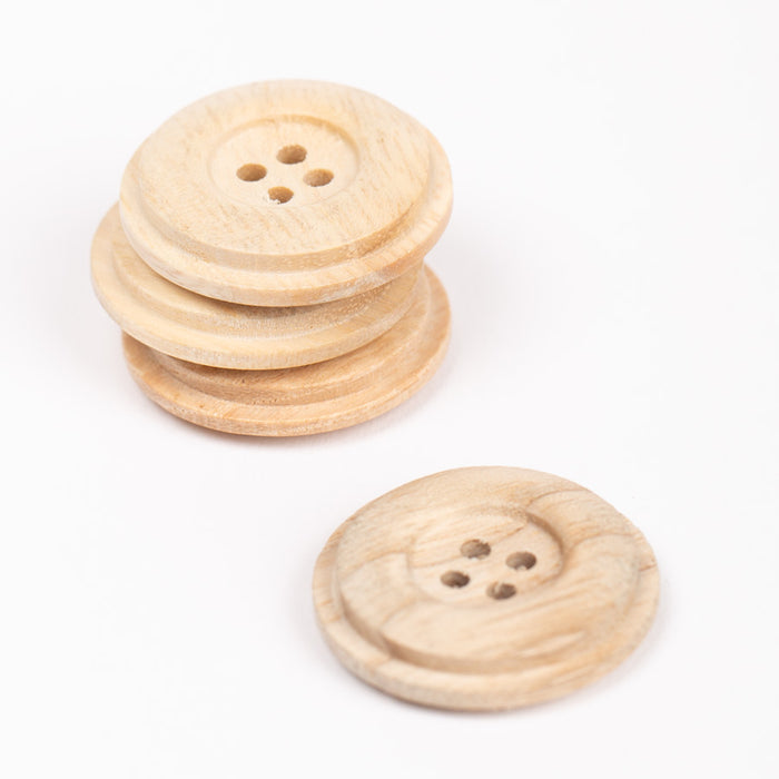 DROPS Botões em madeira de carvalho