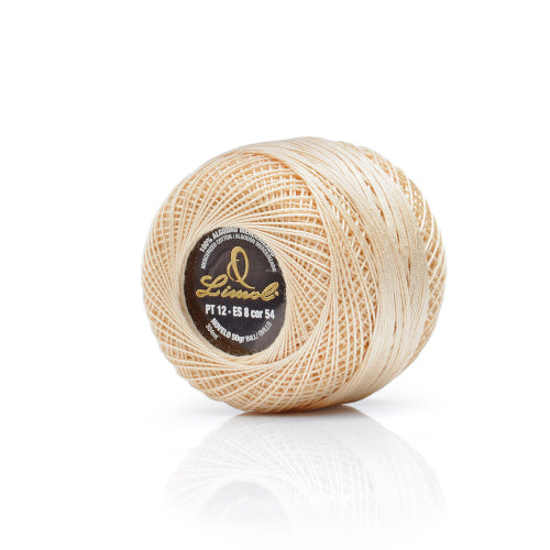 LIMOL Fio Crochet nº12 (50 gr), cores lisas