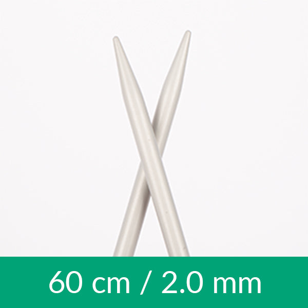 DROPS Agulhas circulares fixas (Alumínio), 60 cm