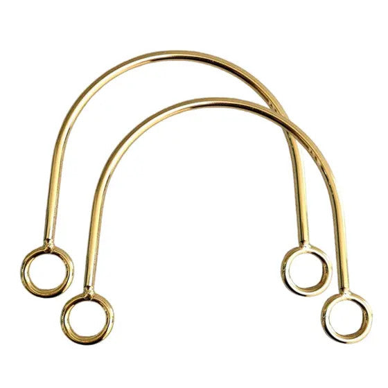 Alças com ilhós para bolsas, metal (par)