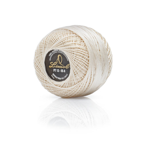 LIMOL Fio Crochet nº12 (50 gr), cores lisas