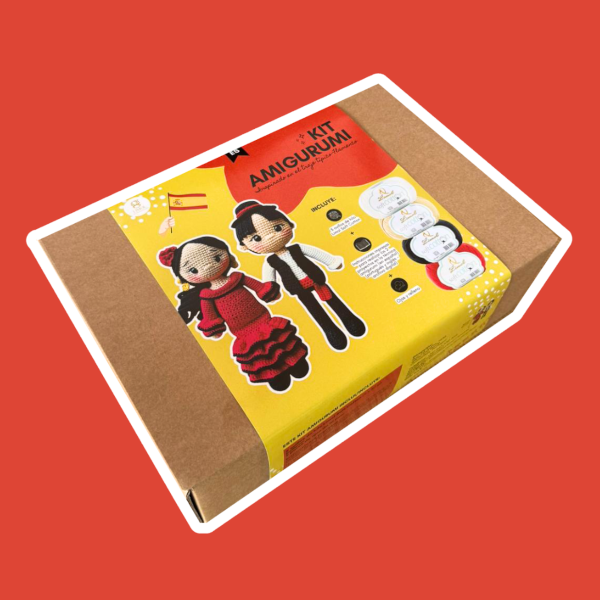 Kit Amigurumi - Traje Típico Flamenco