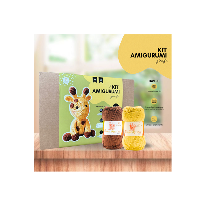 Kit Amigurumi Girafa