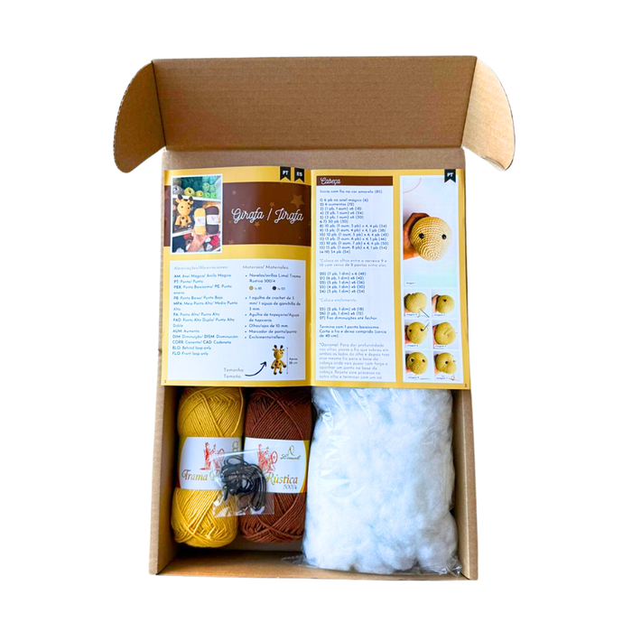 Kit Amigurumi Girafa