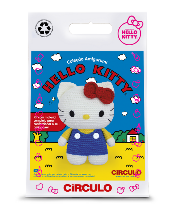 Amigurumi Kit Hello Kitty - Blusa Amarela
