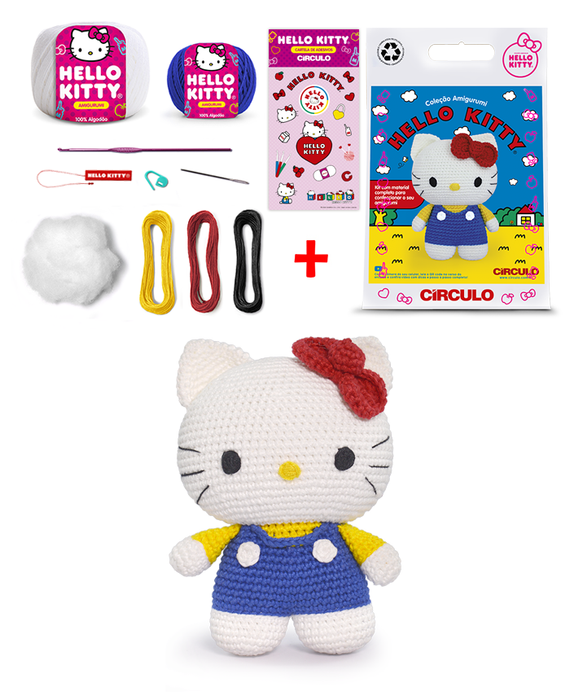 Amigurumi Kit Hello Kitty - Blusa Amarela