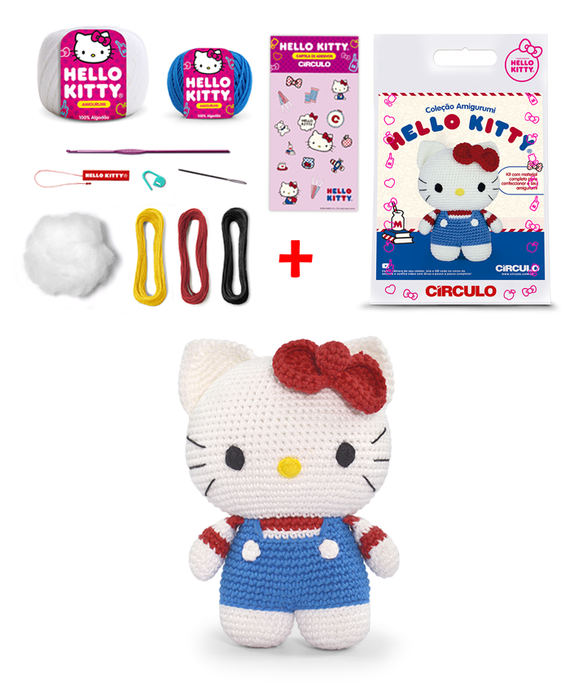 Amigurumi Kit Hello Kitty - Blusa Listrada