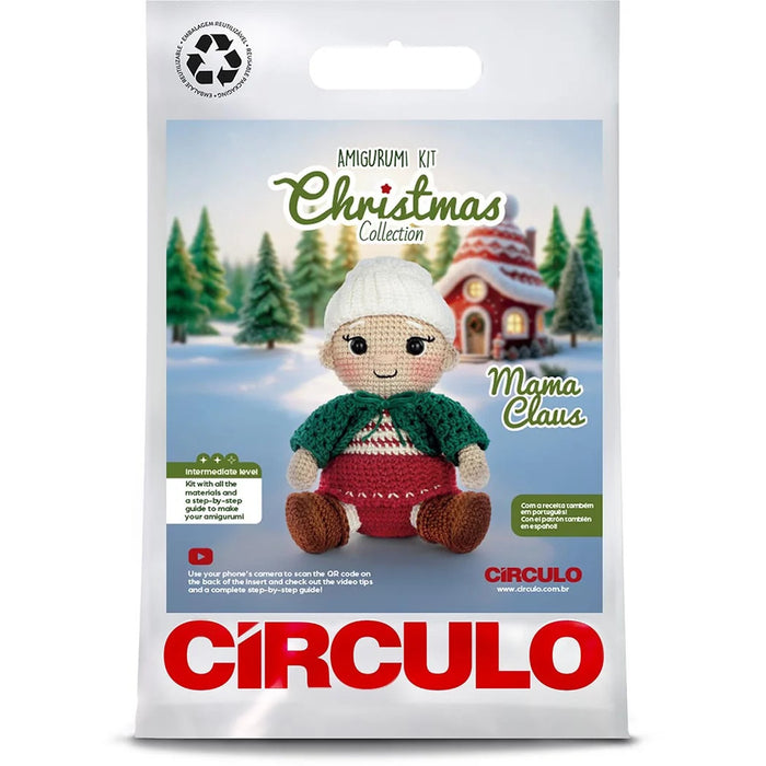 Amigurumi Kit Coleçao Natal 2026 - Mama Claus