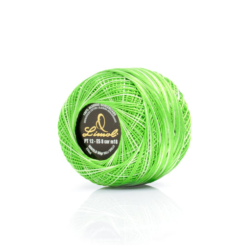 LIMOL Fio Crochet nº 6 (50 gr), cores matizadas