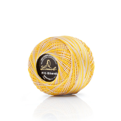 LIMOL Fio Crochet nº12 (50 gr), cores matizadas