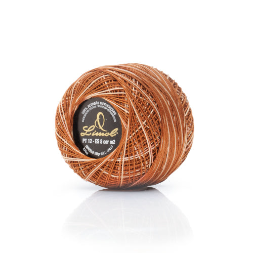 LIMOL Fio Crochet nº 6 (50 gr), cores matizadas