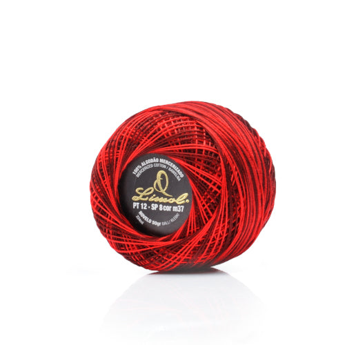 LIMOL Fio Crochet nº 6 (50 gr), cores matizadas
