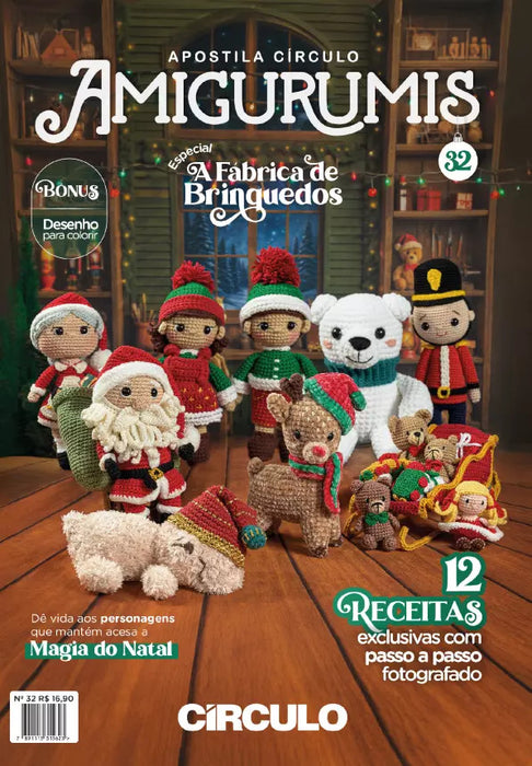 Revista Amigurumis Fábrica de Brinquedos - Natal