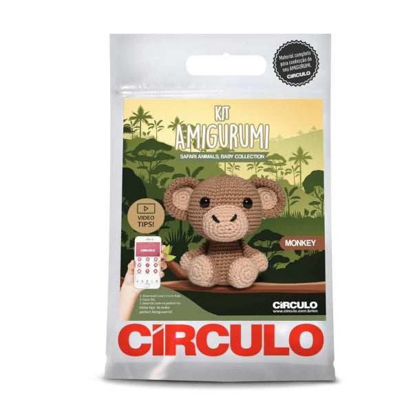 Amigurumi Kit Safari Baby - Macaco