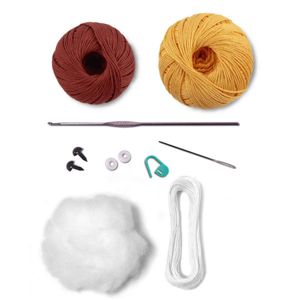Amigurumi Kit Safari Baby - Leão