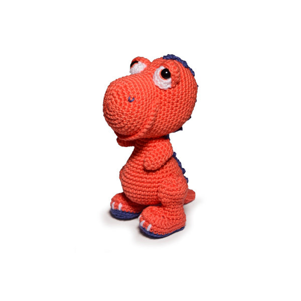 Amigurumi Kit Coleção Baby Dinos - T-Rex