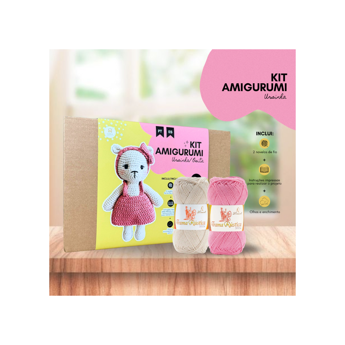 Kit Amigurumi Ursinha