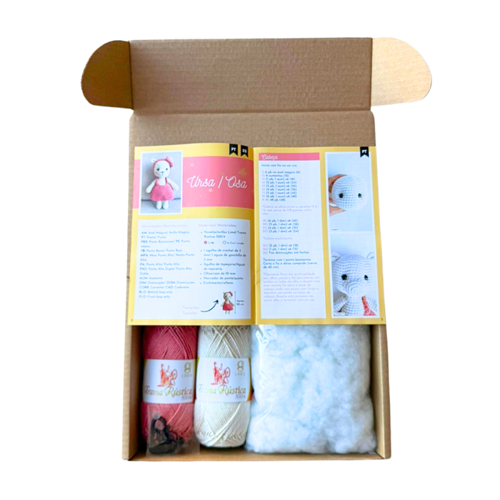 Kit Amigurumi Ursinha