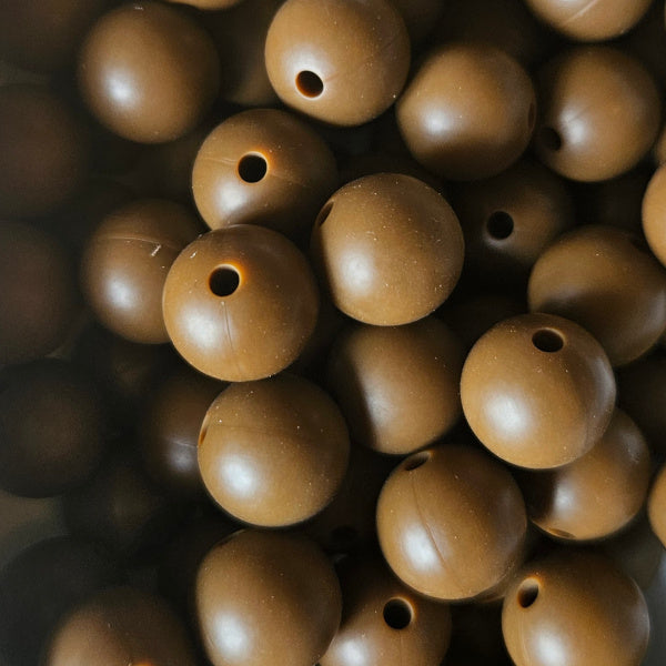 Contas de silicone Ø 12mm (tons neutros)