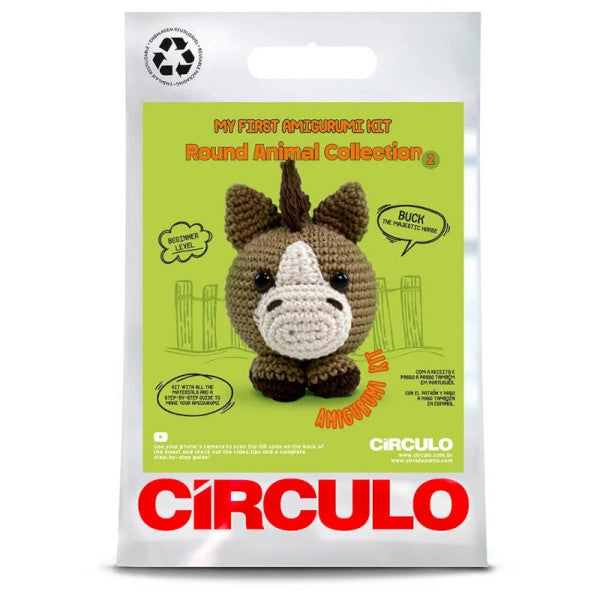 Amigurumi Beginner Kit Animals - Buck the Horse