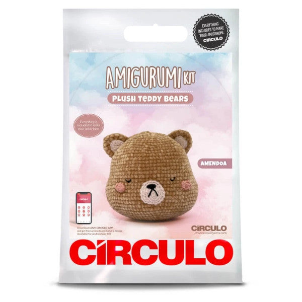 Amigurumi Kit Ursos de Pelúcia - Amêndoa