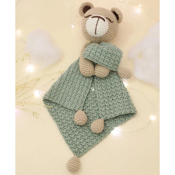Amigurumi Kit Lindo cobertor - Ursinho de Pelúcia