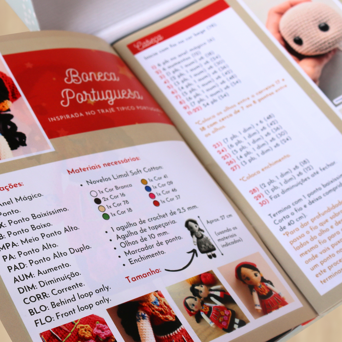 Kit Amigurumi - Traje típico português