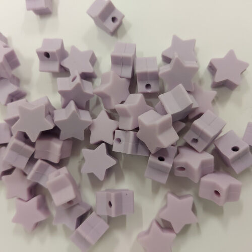 Estrela de silicone,lilás