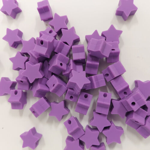 Estrela de silicone, roxo