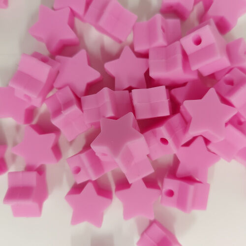 Estrela de silicone, rosa