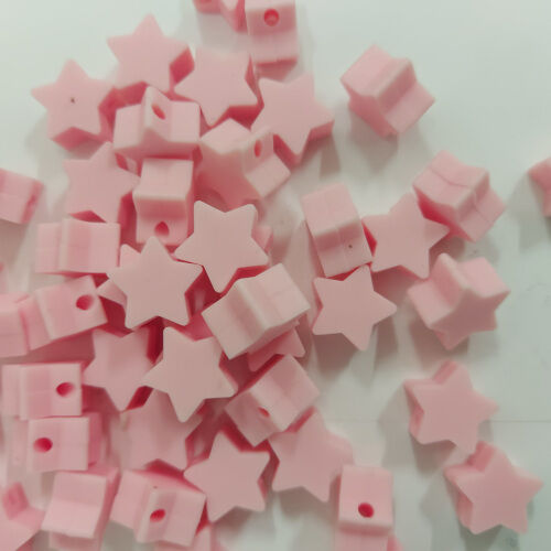 Estrela de silicone, rosa quartz