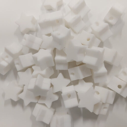 Estrela de silicone, branco