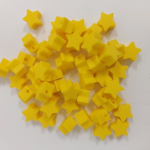 Estrela de silicone, amarelo