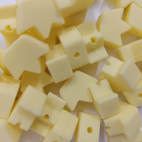Coroa de silicone, amarelo creme